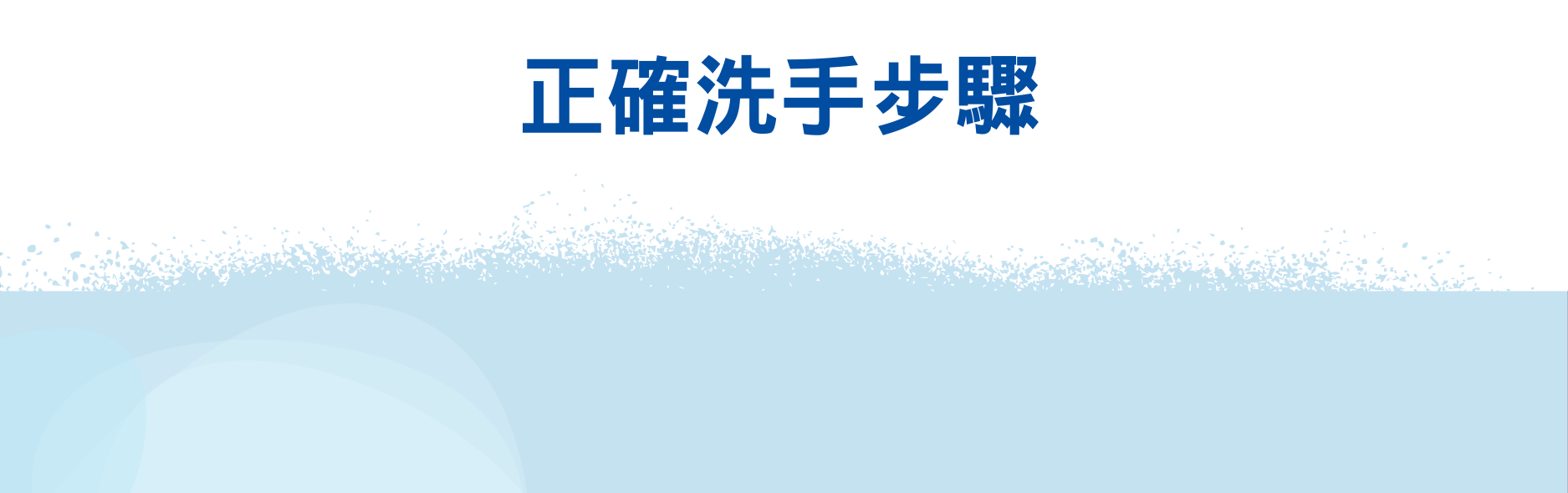 正確洗手步驟